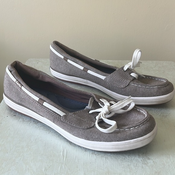 Keds Ortholite Canvas Slip-on Loafers / Boat Shoes, Women’s size 9.5 - Picture 2 of 4